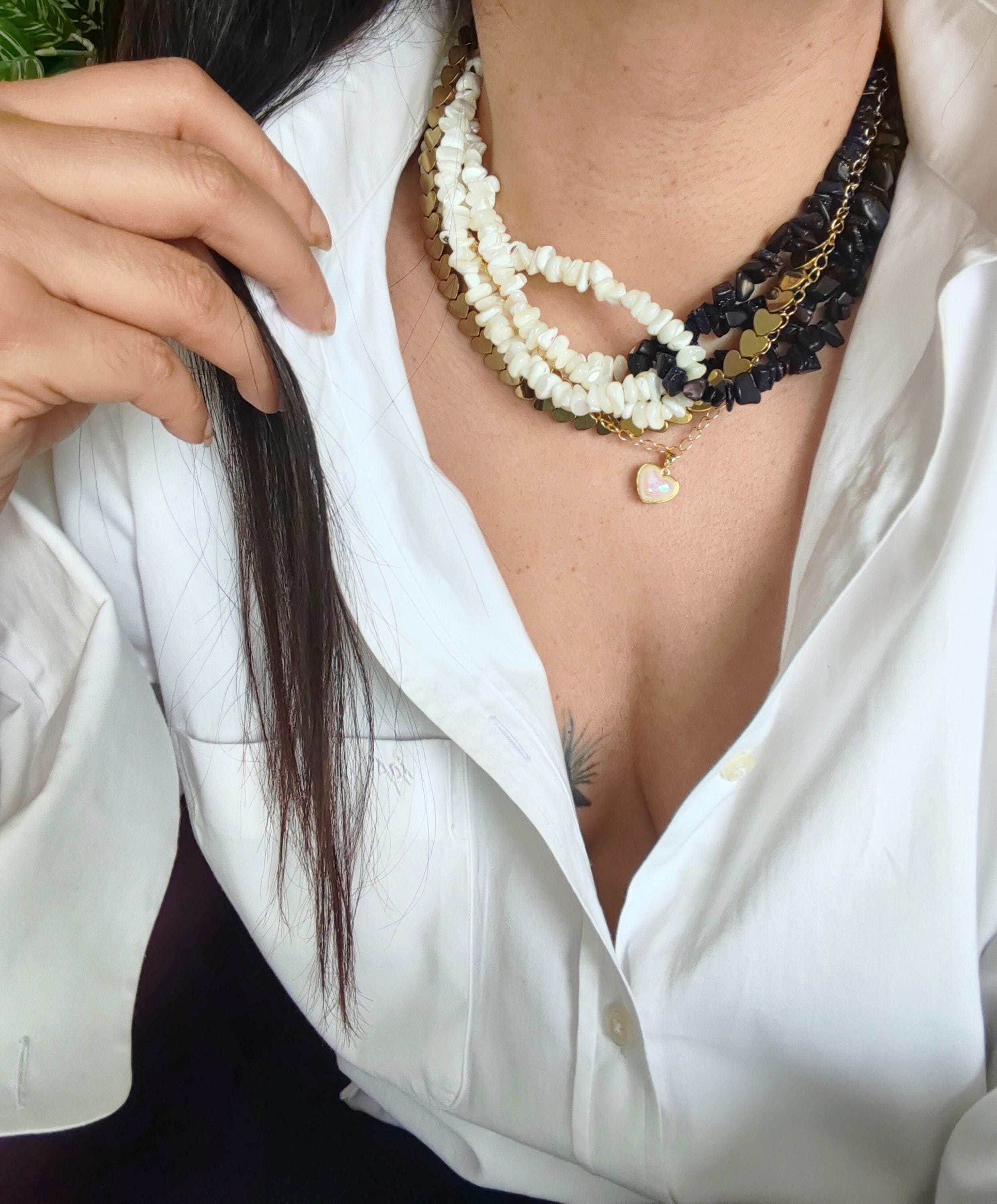 Bracciale In Acciaio, Ematite, Pvd Blu E Ros&egrave; | Gioielli