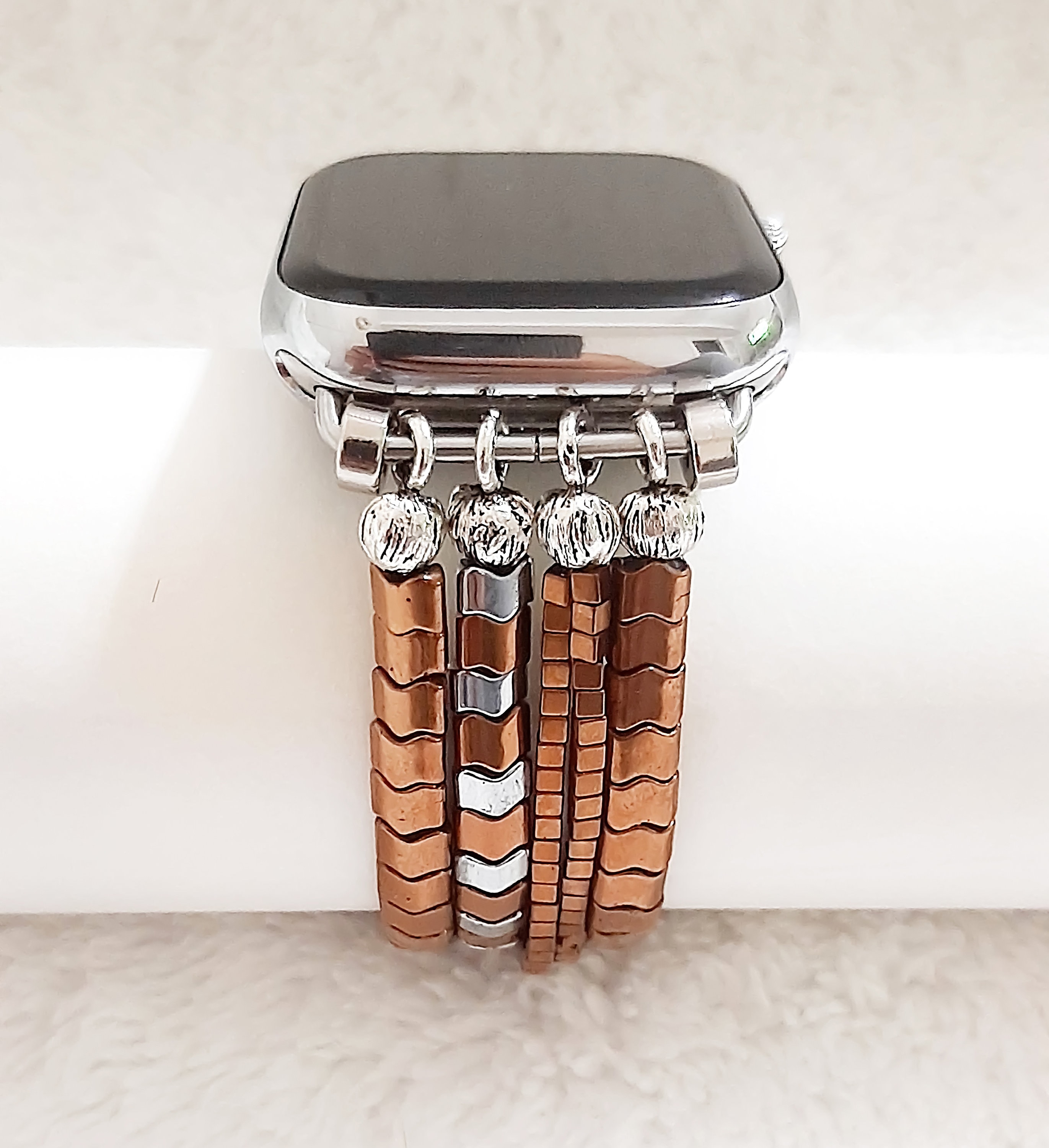 Bronze apple online watch band