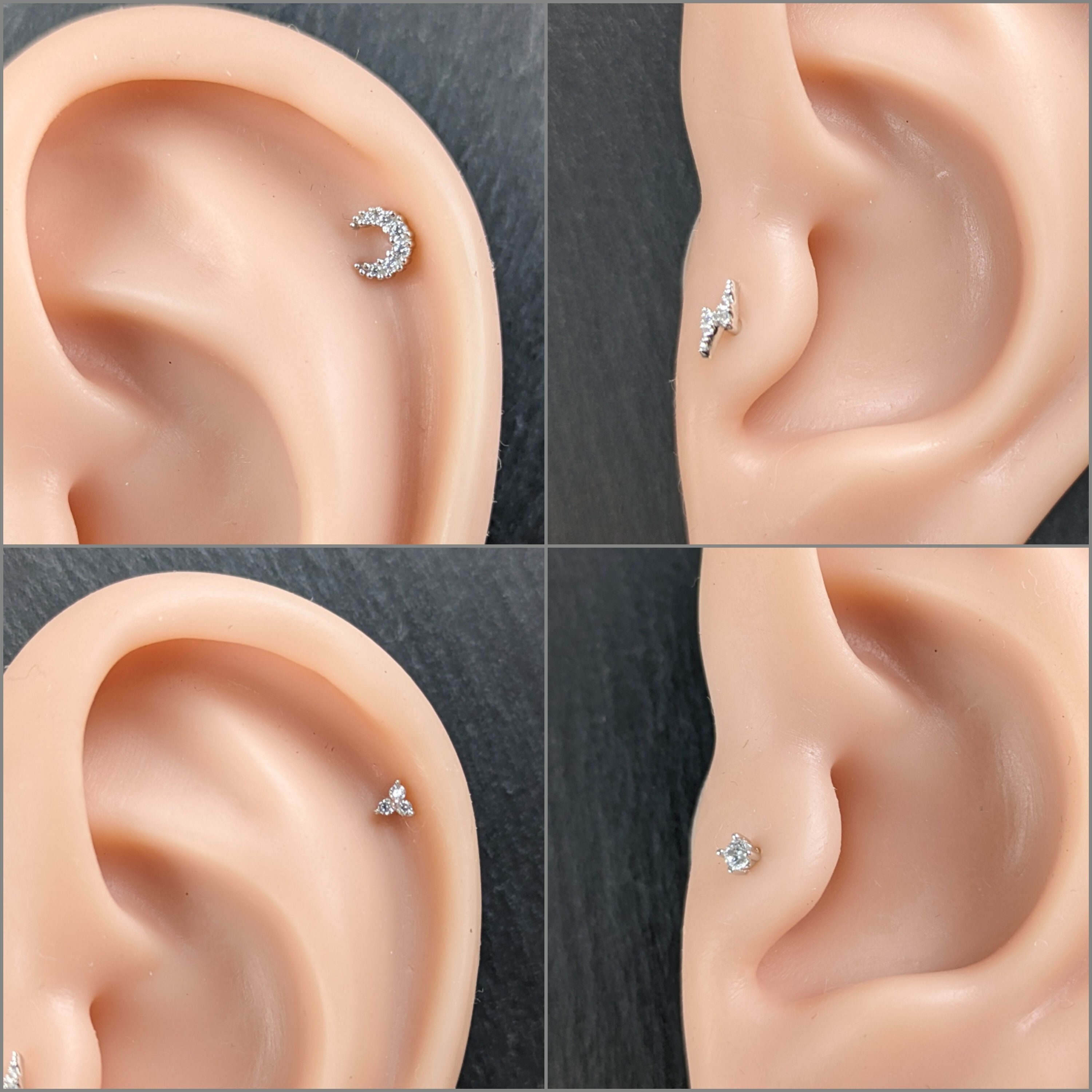 Labret ear deals piercing