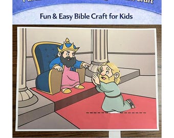 The Parable of the Unforgiving Servant Craft | Christian Kid Craft | Bible Story Craft | Kids Bible Activity| Church Activity for Kids