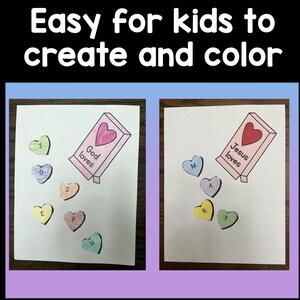 Christian Valentine's Day Sunday School Craft {editable} Religious ...