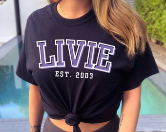 Livie Est 2003 Olivia Rodrigo Merch Fan Shirt, Guts Tour Vampire Gifts for Her Olivia Tour Get Him Back Bloodsucker