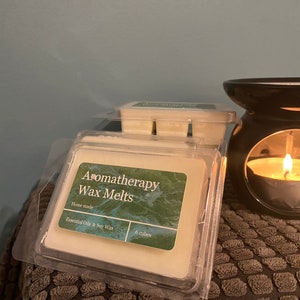 Cera de aromaterapia vegana derrete com cera de soja