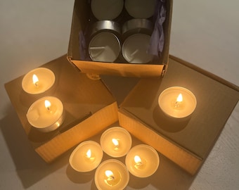 Luzes de chá de cera de soja vegana