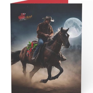 Cowboykerstkaarten