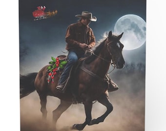 Cowboy Weihnachtskarten