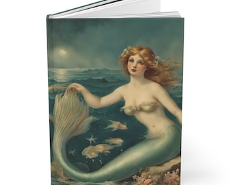 Journal-Mermaid Vintage, Hardcover