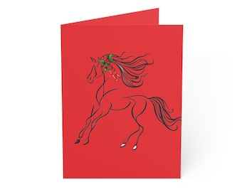 Horse Christmas Card