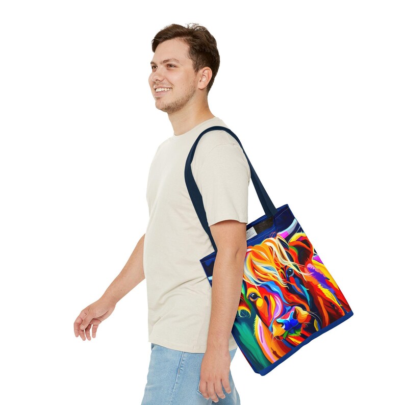 Highland Cow Tote Bag image 3