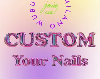Press On Nails personalizados: Uñas postizas hechas a mano