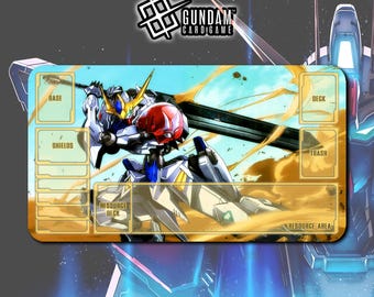 Barbatos (Iron-Blooded Orphans) Gundam Card Game / Playmat 24&quot;x14&quot; inches (600x350x2mm)