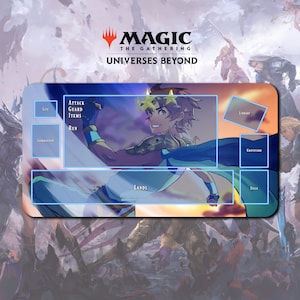 Playmat Bartz - MTG x FF TCG / 24"x14" inches (600x350x2mm)