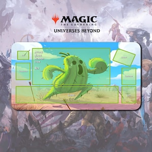 Playmat Cactuar - MTG x FF TCG / 24"x14" inches (600x350x2mm)