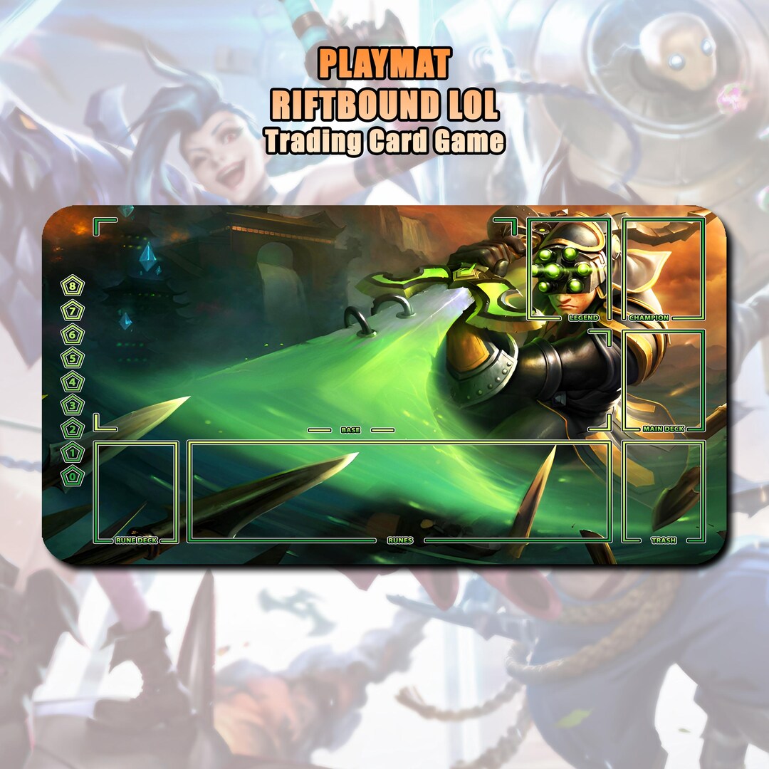 Master Yi - Riftbound LOL TCG Playmat / 24