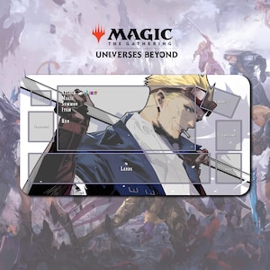 Playmat Cid - MTG x FF TCG / 24"x14" inches (600x350x2mm)
