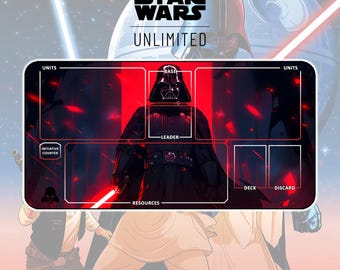 Playmat Darth Vader TCG Star Wars: Unlimited / 24&quot;x14&quot; inches (600x350x2mm)
