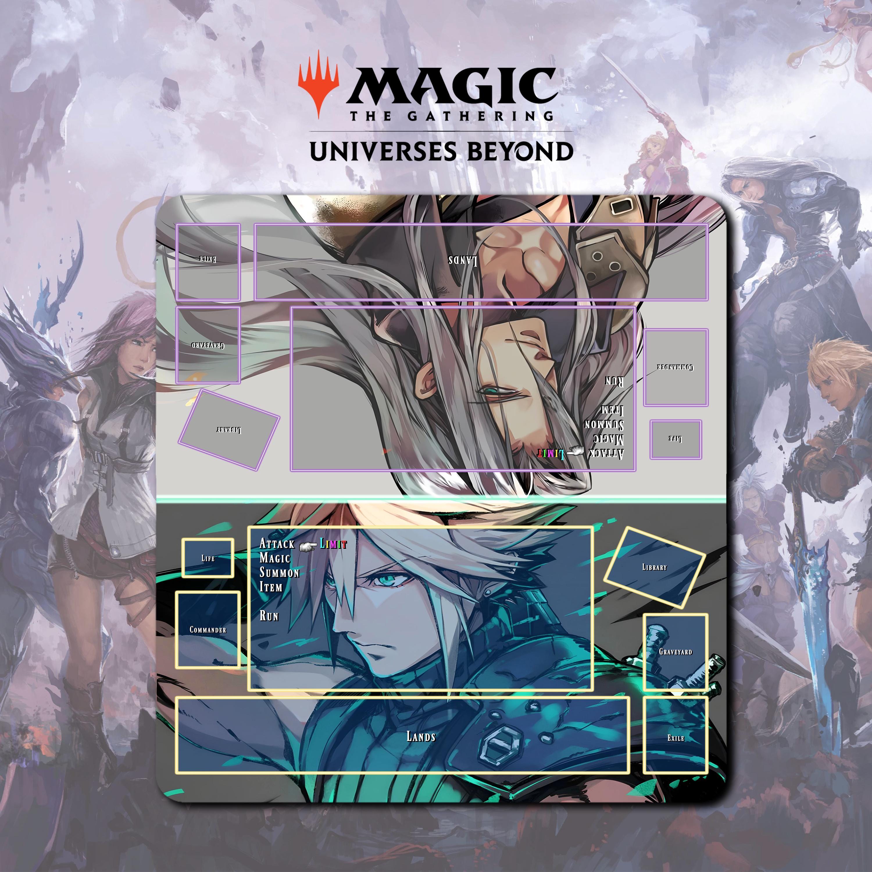 FF7 クラウド　プレイマット　FF MTG 即納】 FFTCG クラウドプレイマットFF7 mtg ファイナル