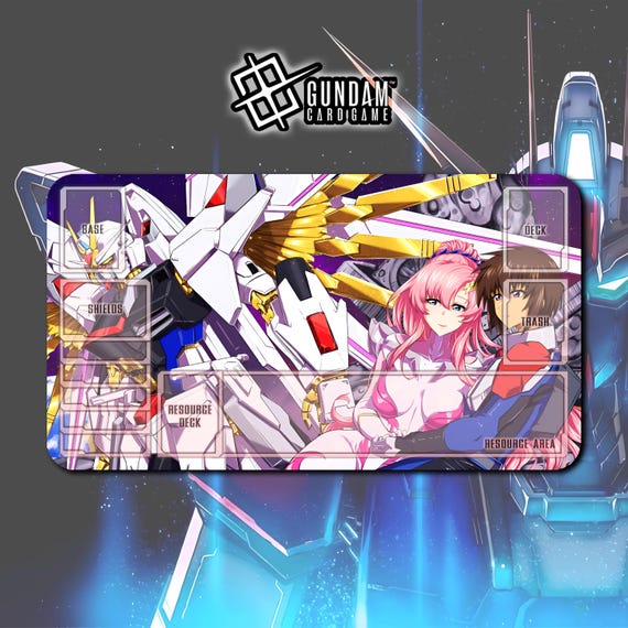 キラ・ヤマト & ラクス・クライン ガンダム カードゲーム/プレイマット