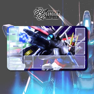 GAT-X105 Strike Gundam Card Game / Playmat 24"x14" inches (600x350x2mm)