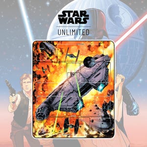 Playmat 2 Players Space Battle TCG Star Wars : Unlimited / 23,62 x 27,56 inches (700x600x2mm)