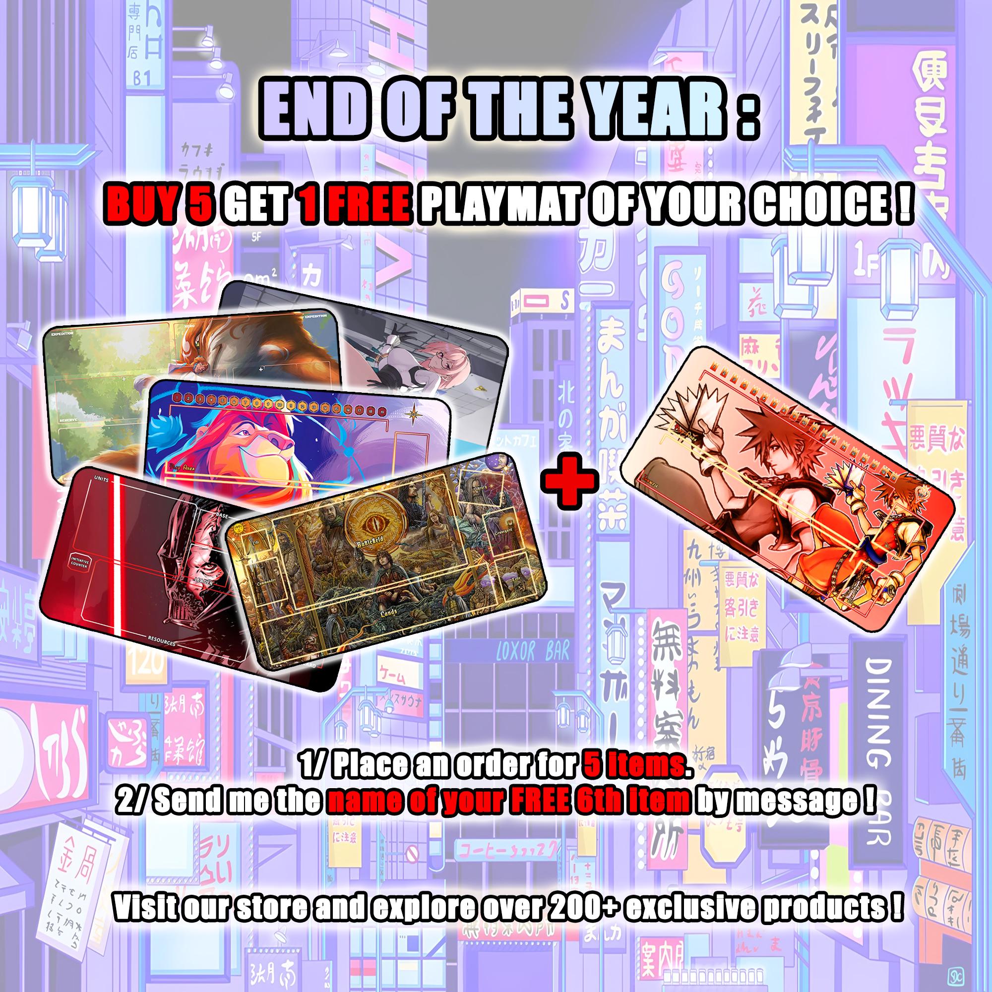 プレイマット ムファサ VS スカー 2人用 - TCG ロルカーナ / 27.5x23.6