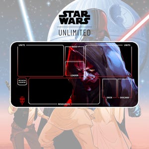 プレイマット ダース・モール TCG スター・ウォーズ: アンリミテッド / 24"x14" インチ (600x350x2mm)