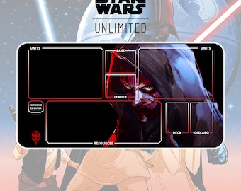 Spielmatte Darth Maul TCG Star Wars: Unlimited / 24"x14" Zoll (600x350x2mm)