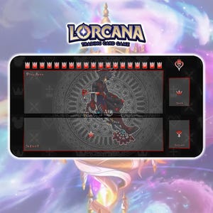 Tappetino Vanitas TCG Lorcana X KH / 24"x14" pollici (600x350x2mm)