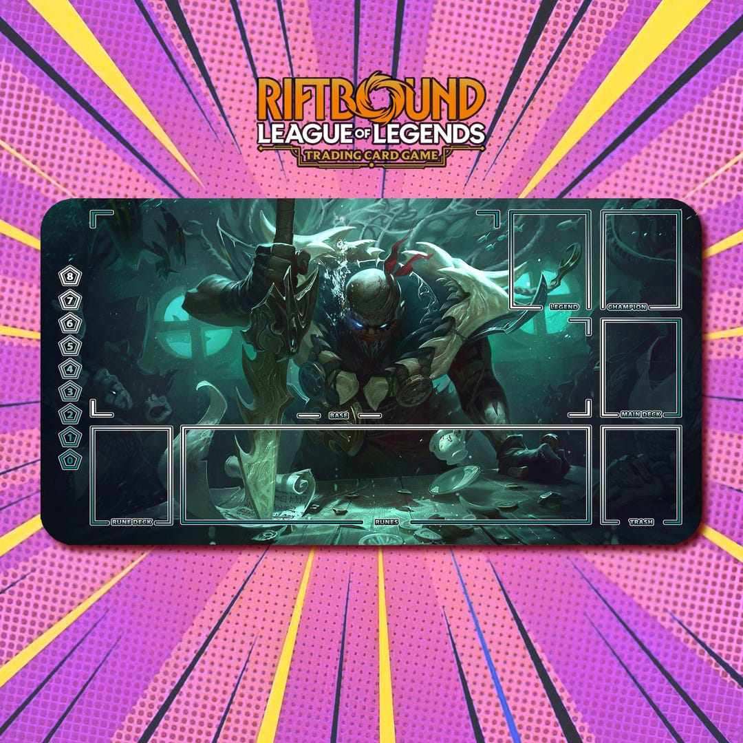 Pyke - Riftbound LOL TCG Playmat V4 / 24