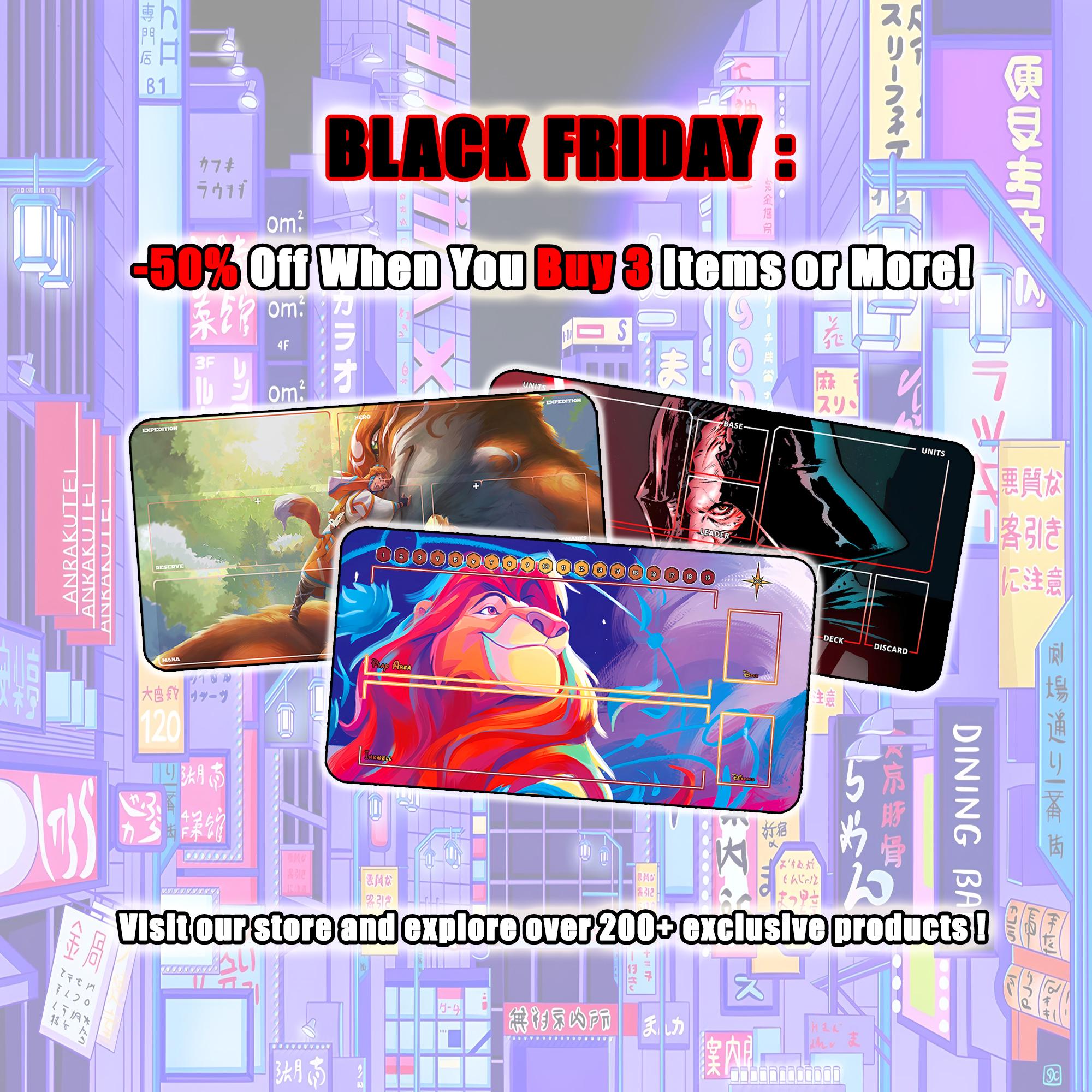 プレイマット ムファサ VS スカー 2人用 - TCG ロルカーナ / 27.5x23.6