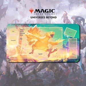 Playmat Chocobo - MTG x FF TCG / 24"x14" inches (600x350x2mm)