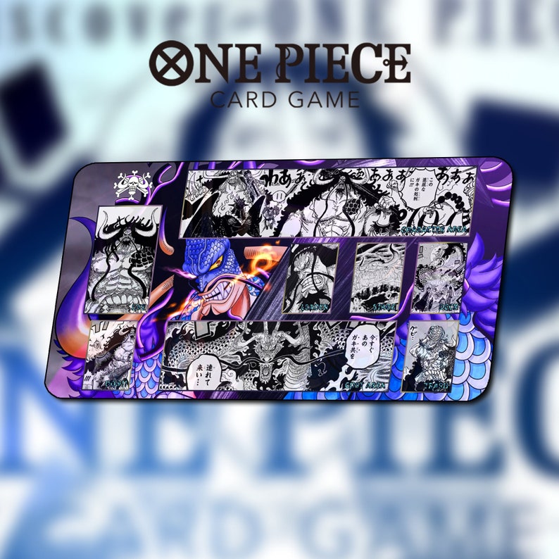 Playmat Kaido TCG One Piece Card Game / Card Mat Etsy