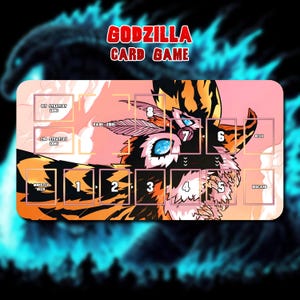 プレイマット キングギドラ ミームバージョン - ゴジラ カードゲーム