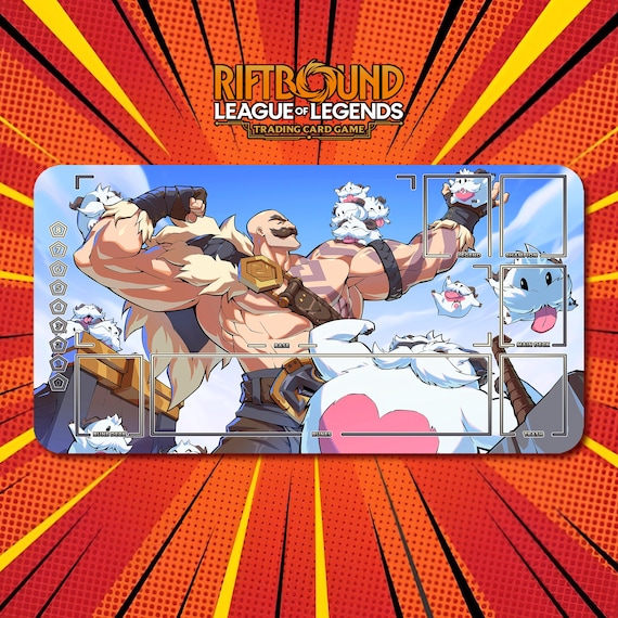 Braum 2x - Riftbound LOL TCG Playmat / 24