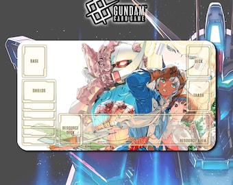 Tappetino da gioco/gioco di carte Turn A Gundam, dimensioni 600x350x2 mm (24"x14")