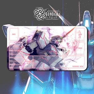 Juego de cartas RX-0 Unicorn Gundam / Tapete de juego de 600 x 350 x 2 mm