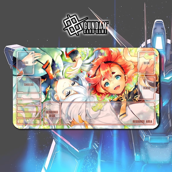 スレッタ×ミオリネ ガンダム カードゲーム / プレイマット 24インチ×14
