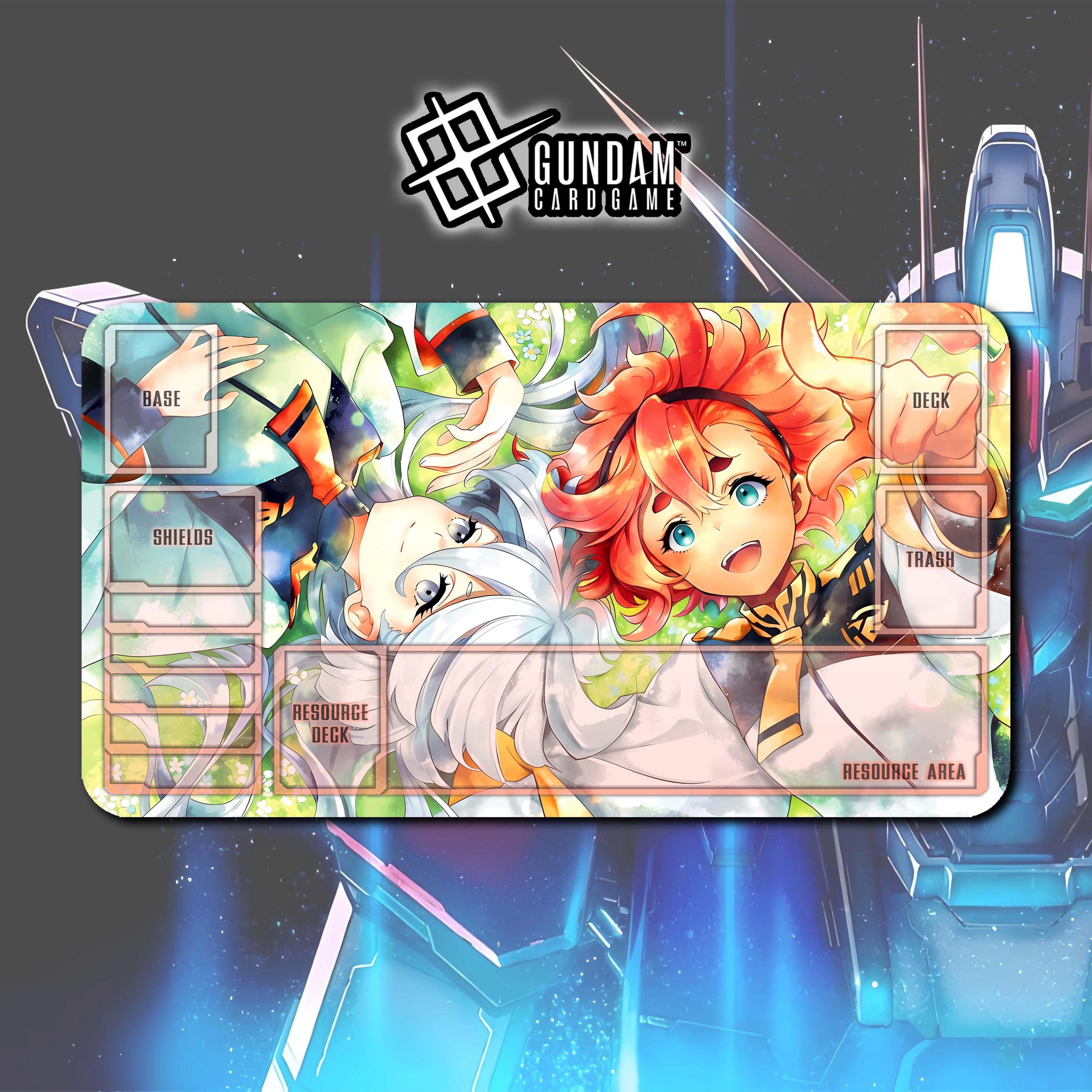 スレッタ×ミオリネ ガンダムカードゲーム / プレイマット 24インチ×14