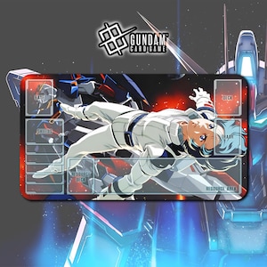 Zeta Gundam x Kamille Bidan Gundam Card Game / Playmat 24"x14" inches (600x350x2mm)