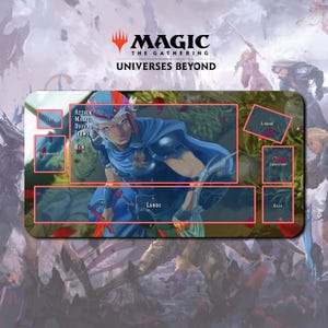 Playmat Firion - MTG x FF TCG / 24"x14" inches (600x350x2mm)