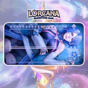 Tapete de Juego Aqua - TCG Lorcana x KH / 24"x14" pulgadas (600x350x2mm)