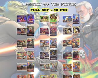 1977年から1983年までのスターウォーズカードとステッカー30枚セット