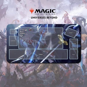 プレイマット セフィロス - MTG x FF TCG / 24インチ x 14インチ (600x350x2mm)