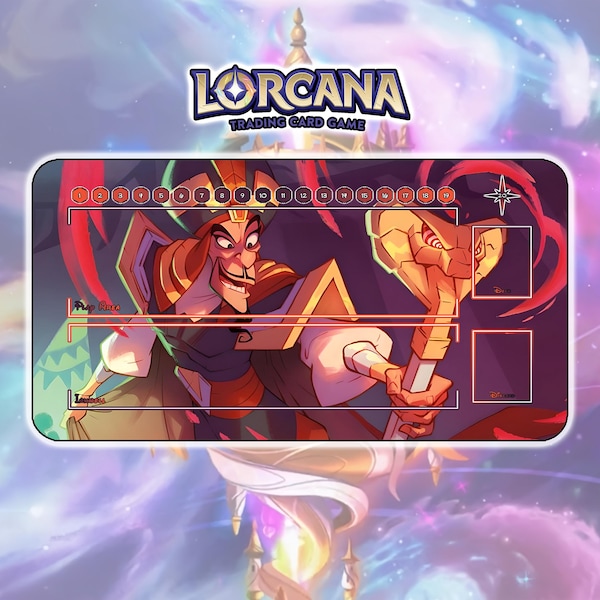 Playmat Jafar II - TCG Lorcana / 24"x14" inches (600x350x2mm)