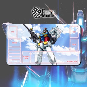 RX-78-2 Gundam Card Game v2 / Playmat 24"x14" inches (600x350x2mm)