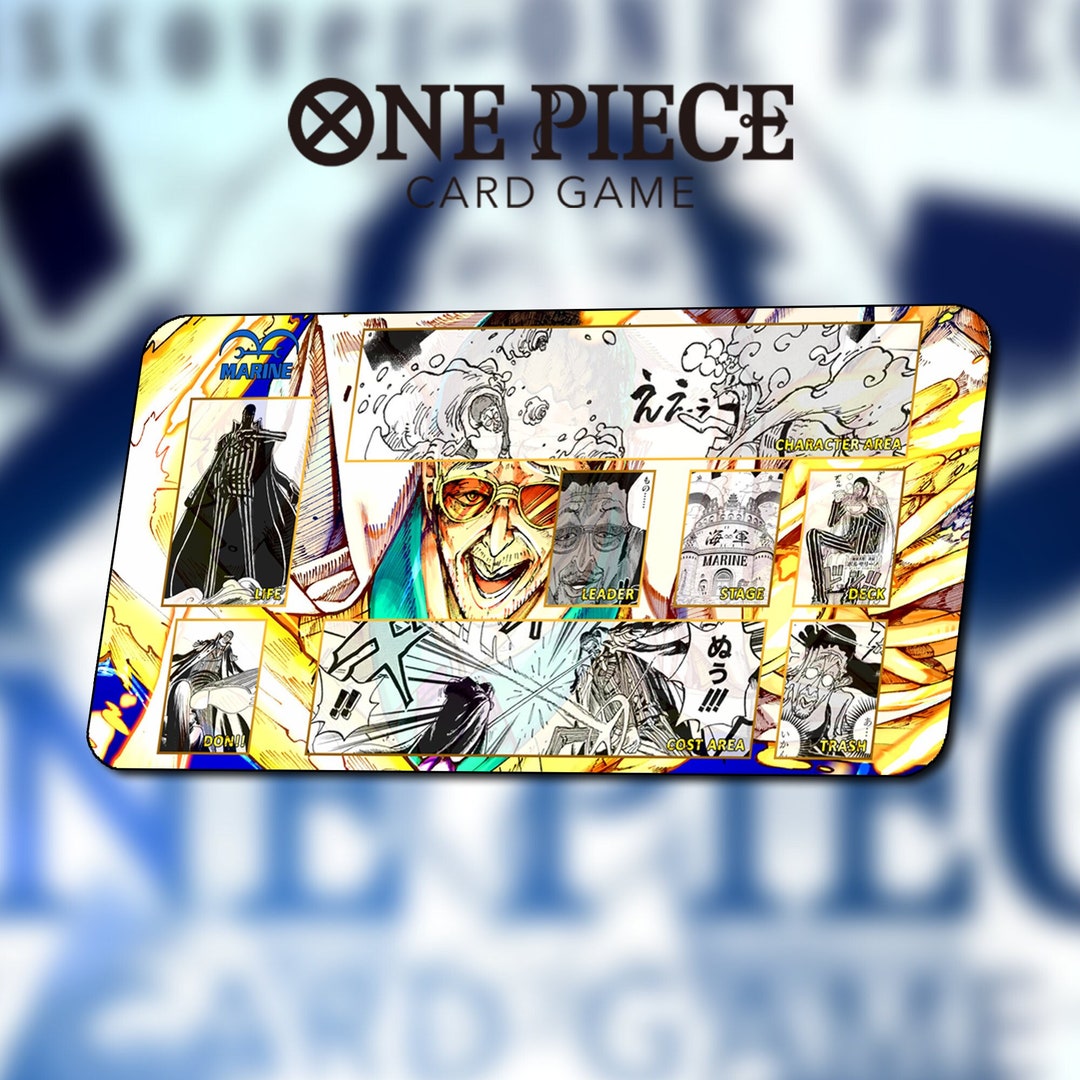 Playmat Borsalino Kizaru One Piece Card Game / Card Mat Etsy