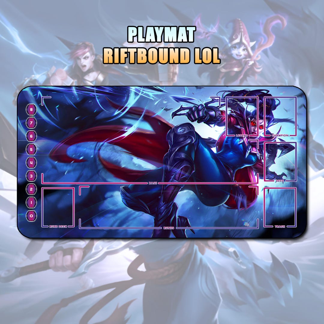 Vayne V2 - Riftbound LOL TCG Playmat / 24