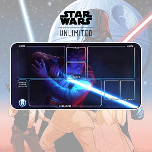 プレイマット オビ＝ワン・ケノービ TCG スター・ウォーズ: アンリミテッド / 24"x14" インチ (600x350x2mm)