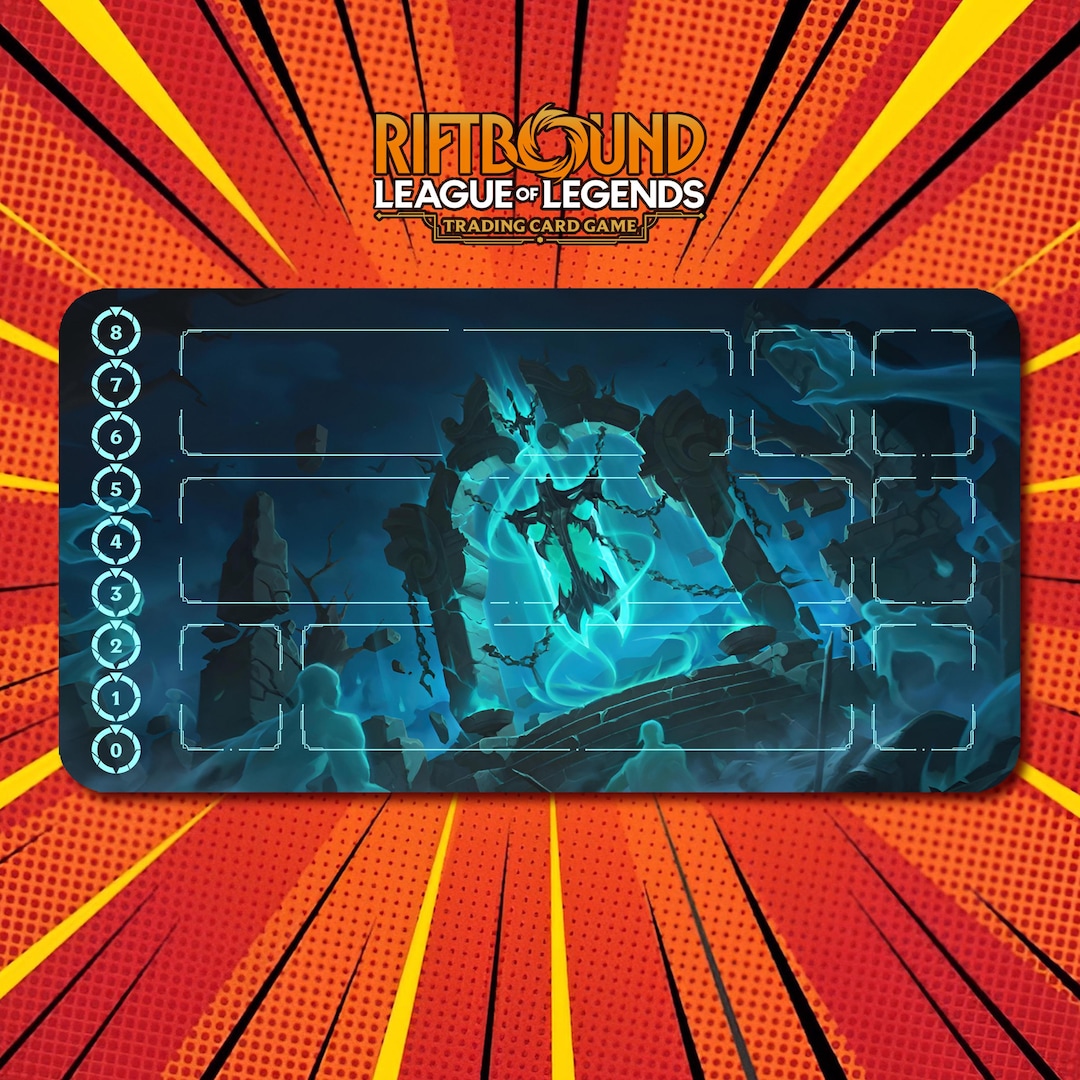 Shadow Riftbound Shadow Isles - Riftbound LOL TCG Playmat / 24