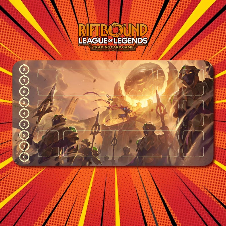 Shurima / Azir - Riftbound LOL TCG Playmat / 24